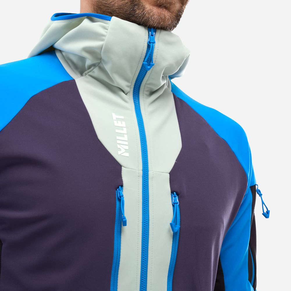 Polaire Pierra Ment Hoodie Purple Velvet Seaweed - Veste | Millet