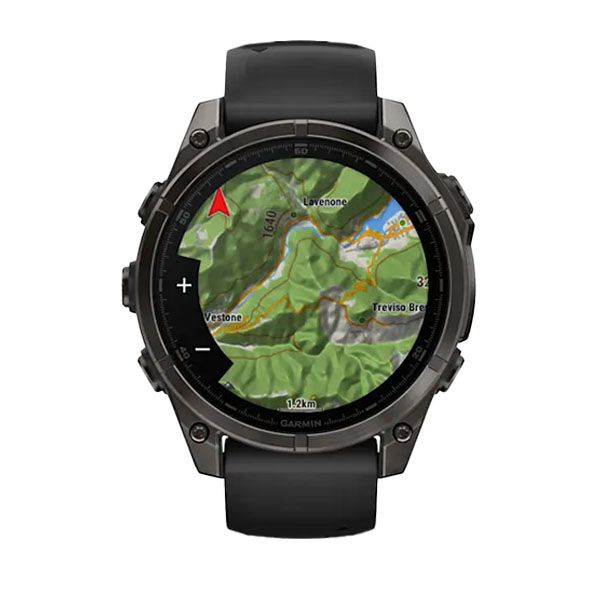 Fenix 8 51mm Amoled Saph Crb Gry Ti - Gps Running | Garmin