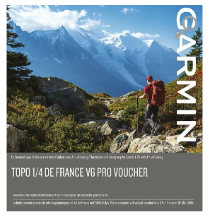Topo 1/4 France V6 Pro Voucher - Accessoire Gps | Garmin