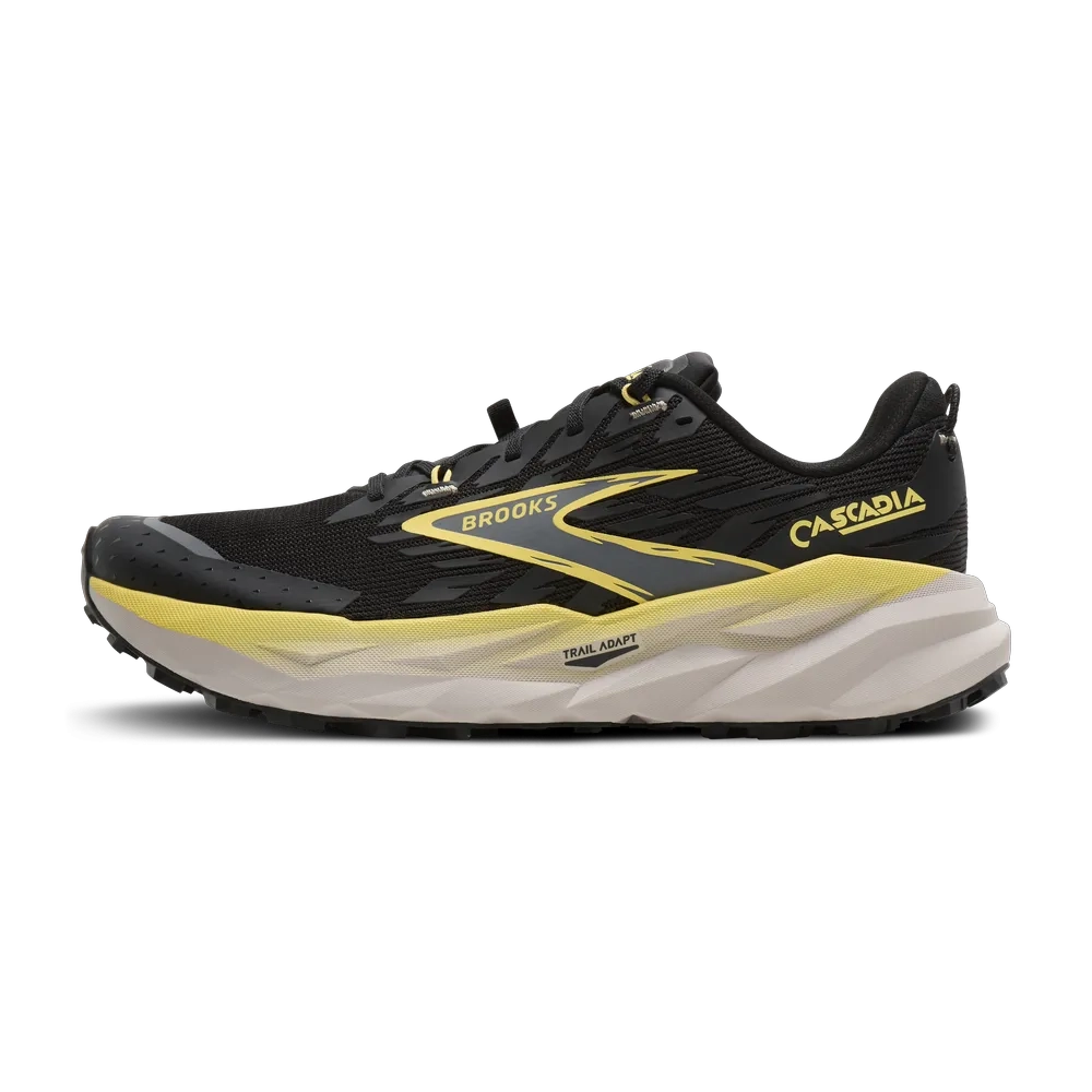 Cascadia 19 Black Yellow - Chaussures | Brooks