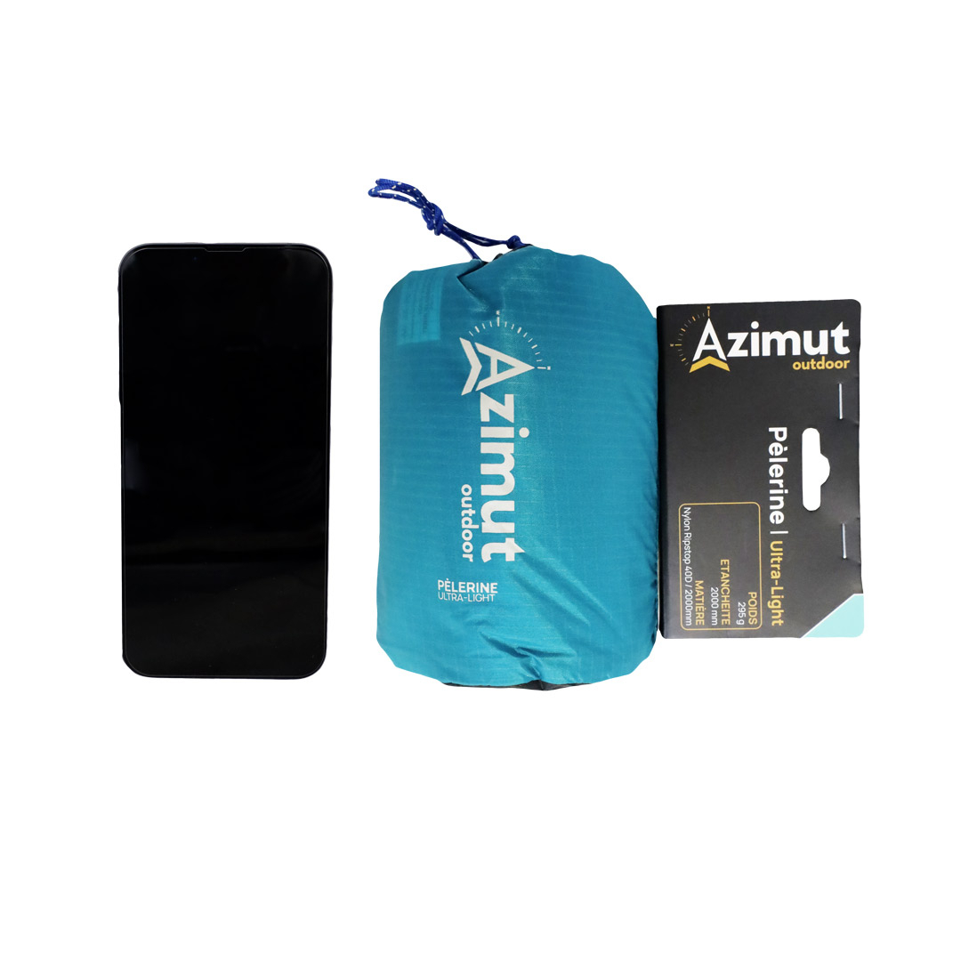 Pelerine Ultralight Bleu Azimut - Veste | Azimut Outdoor