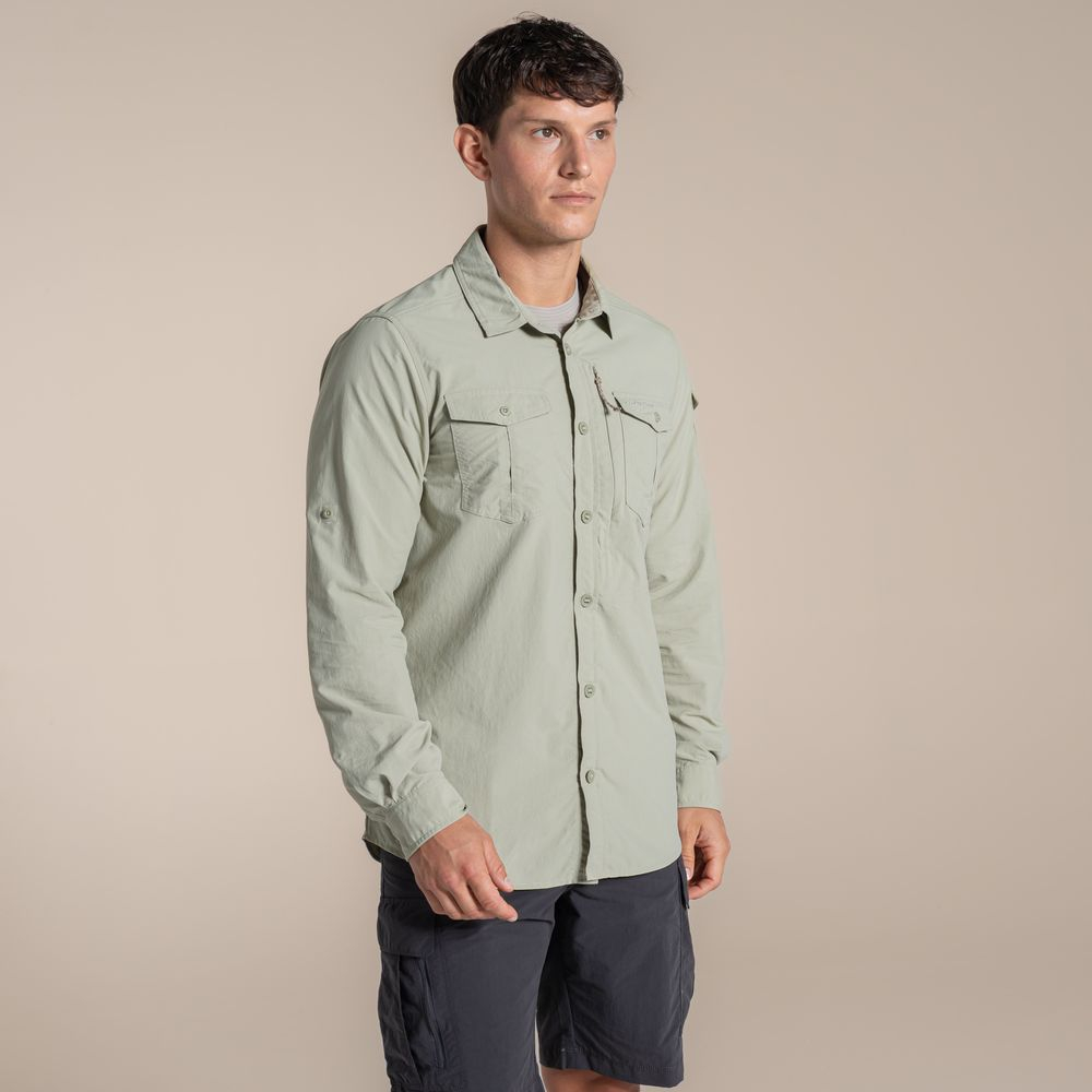 Nosilife Adventure Long Sleeved Shirt III Bay Leaf - Chemise
