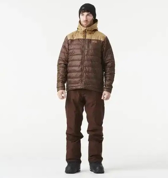 Doudoune Mid Puff Down Veste - Marron | Picture Organic Clothing