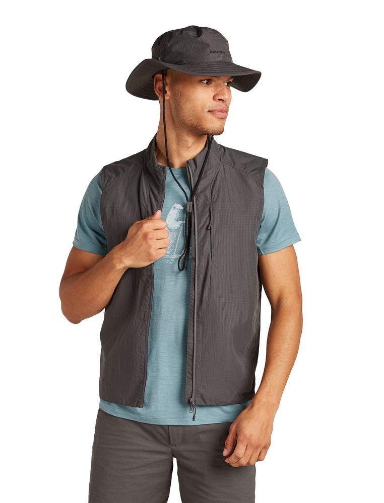 T-shirt Merino 150 Tech Lite Pol Paddle Blue Ash | Icebreaker