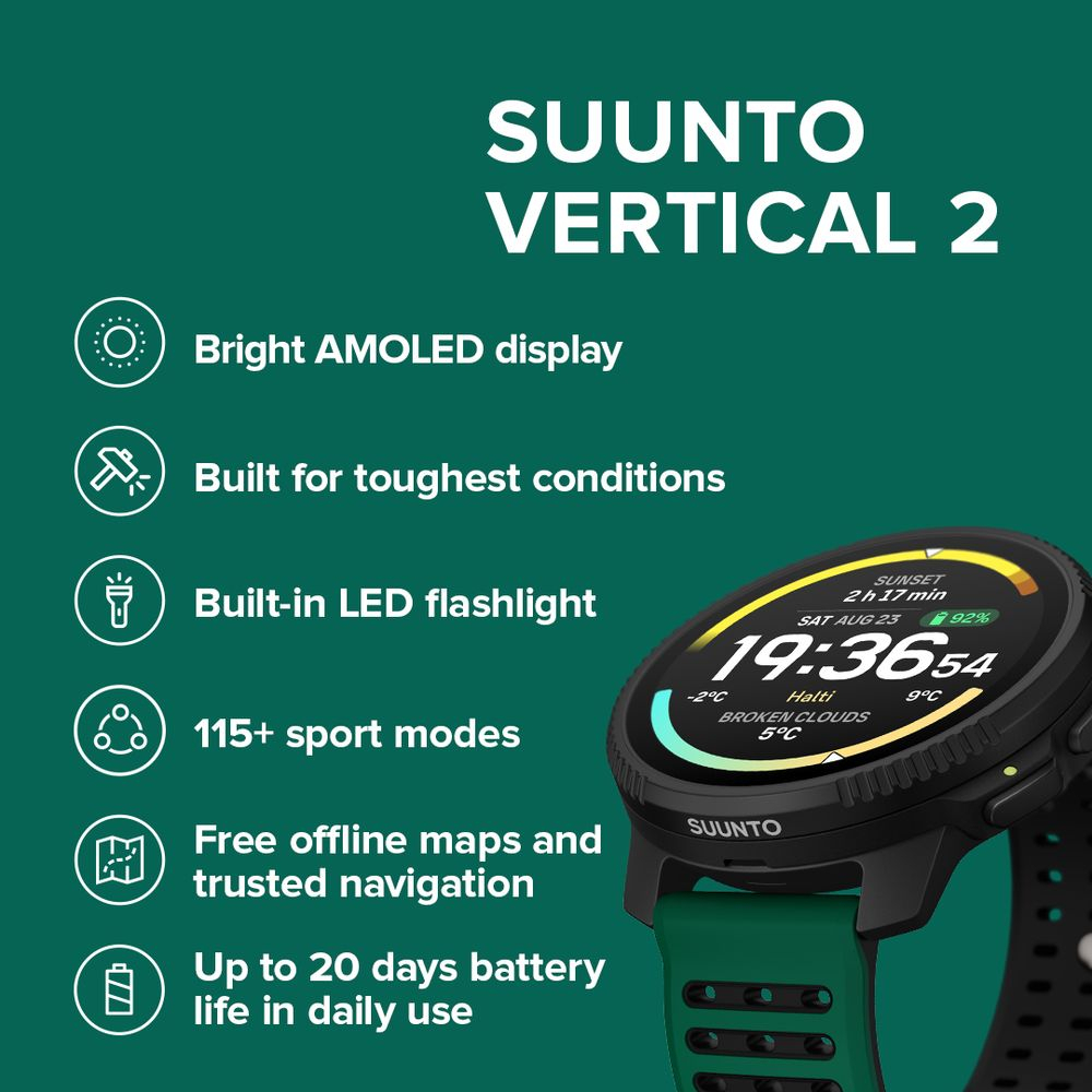 Suunto Vertical 2 Pine Green