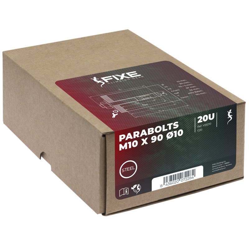 Boite De Goujons M10x90mm 20pcs - Equipement De Parois | Fixe