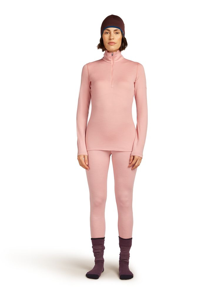 T-shirt Femme 260 Tech 1/2 Zip Blusch