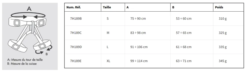 Cosmo - Harnais Reglables | Climbing Technology