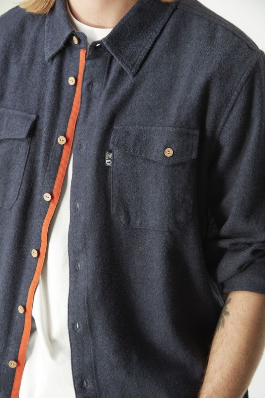 Chemise Lewell Dark Blue - Chemise | Picture Organic Clothing