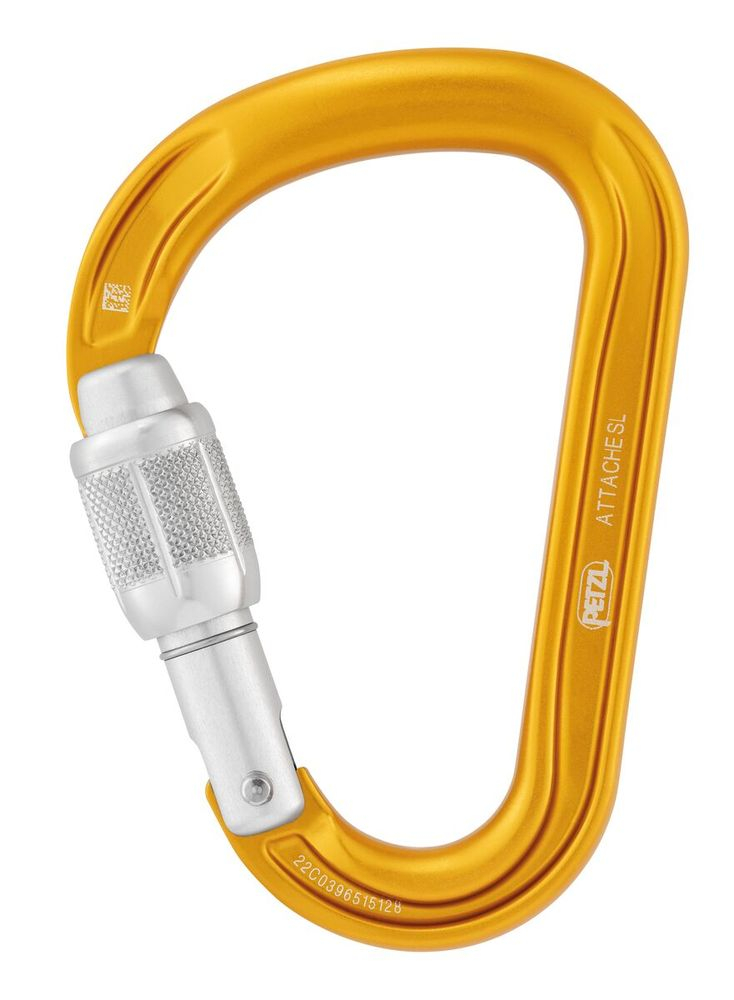 Attache Screw Lock Jaune - Mousquetons | Petzl