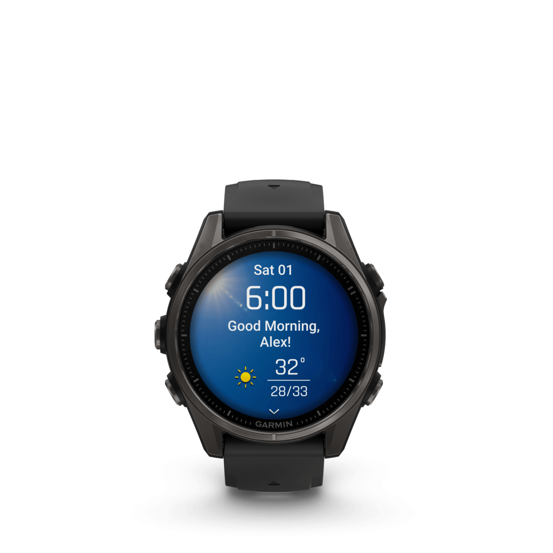 Fenix 8 43mm Amoled Sapphire Titane Carbon Gray Dlc | Garmin