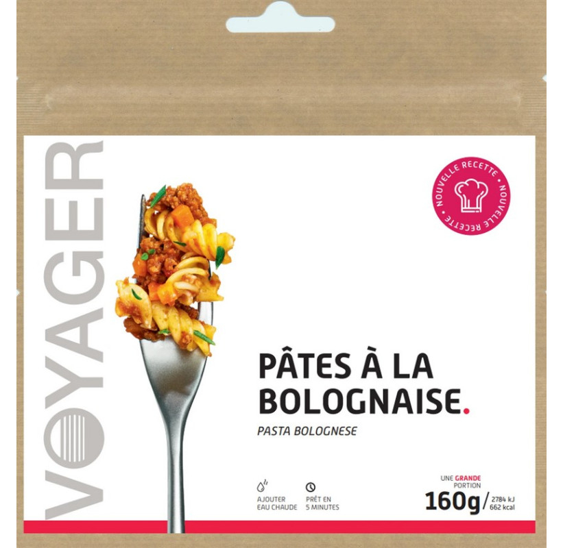 Pates A La Bolognaise - Repas Lyophilise | Voyager