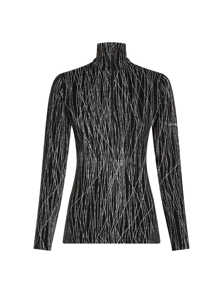 T-Shirt Femme Mer 260 Vertex Delta Aop Black Snow