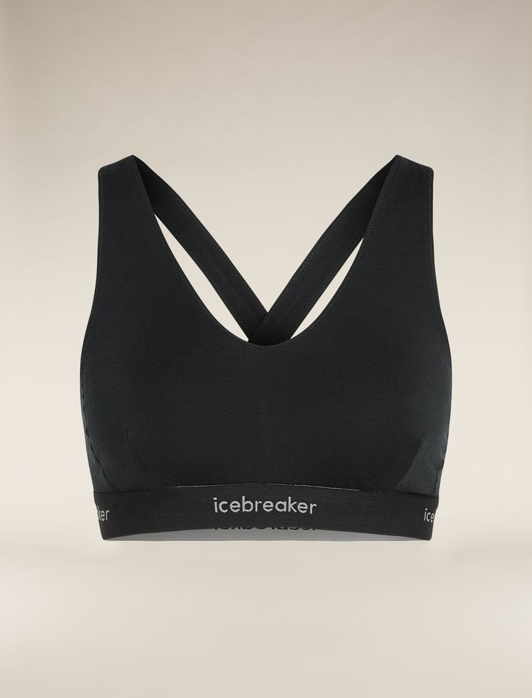 Brassiere Mer 125 Cool-lite Sprite Racerback Black | Icebreaker