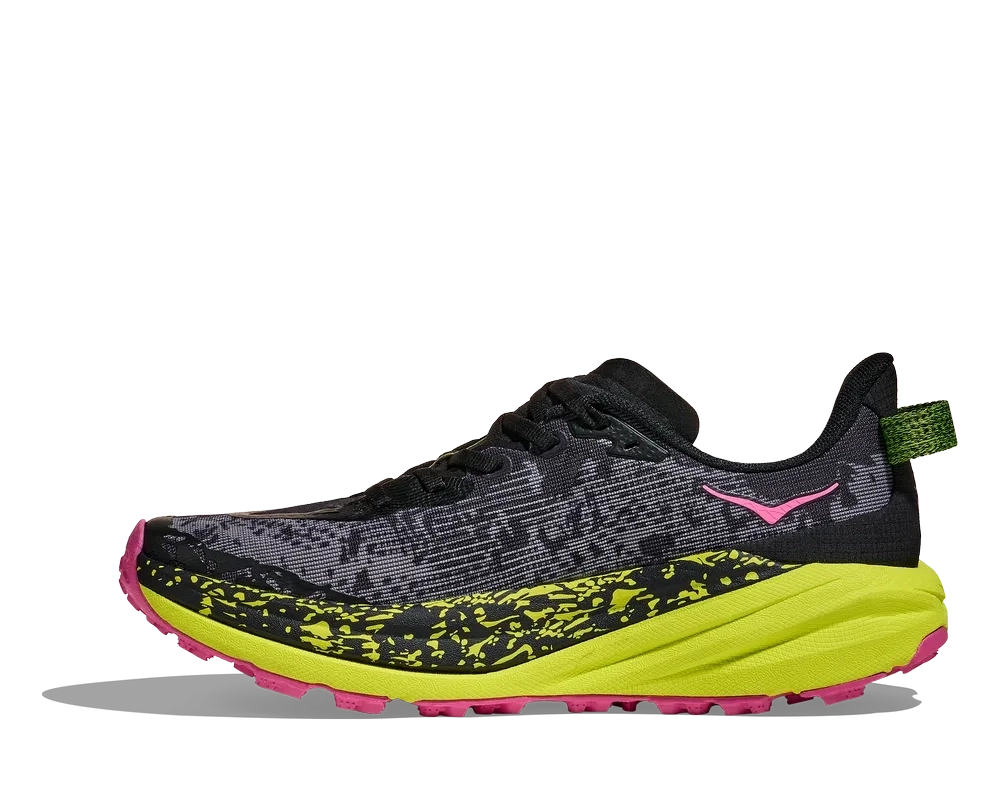 Speedgoat 6 Femme Black Neon Citrus - Chaussures | Hoka