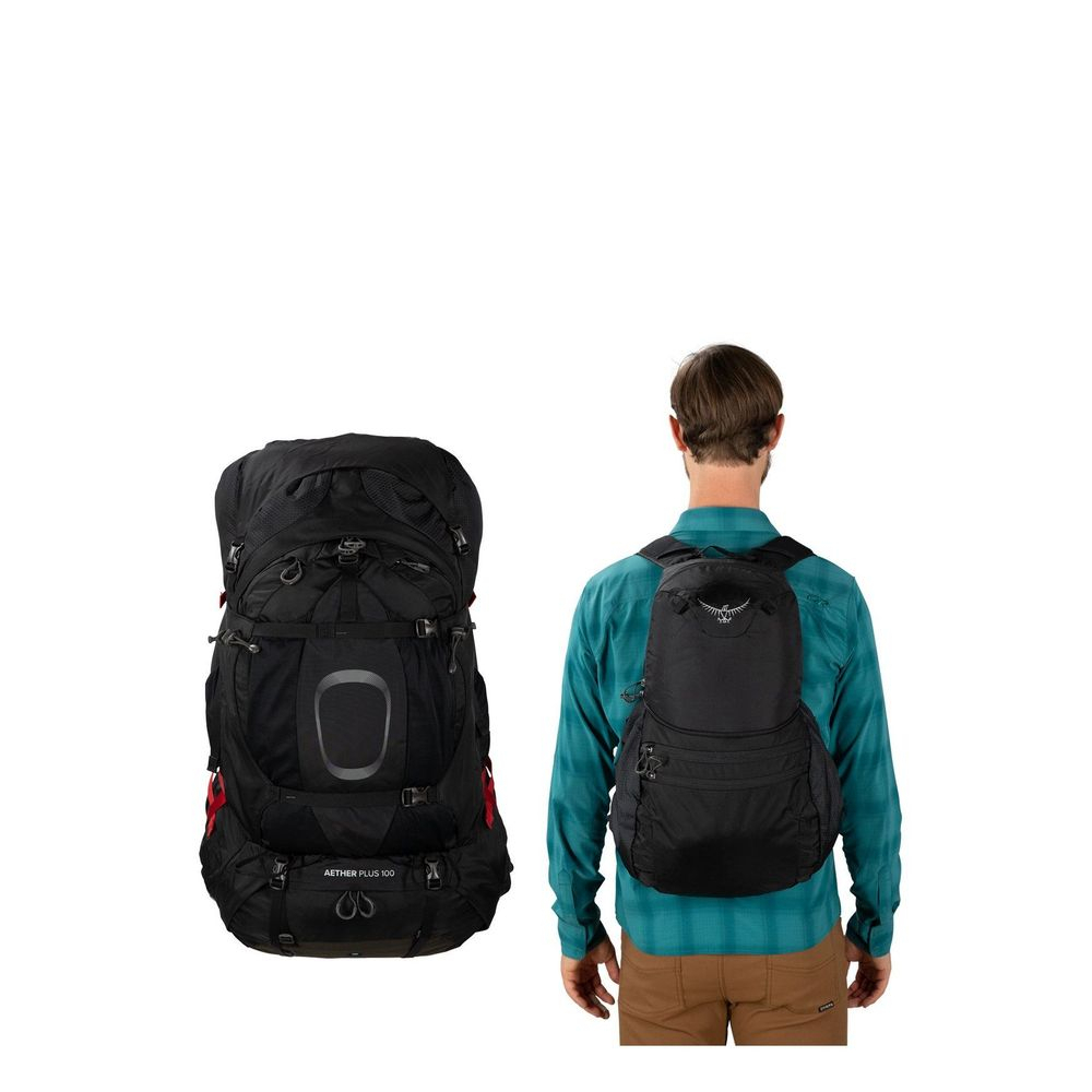 Aether Plus 85 Black Red - Sac A Dos | Osprey