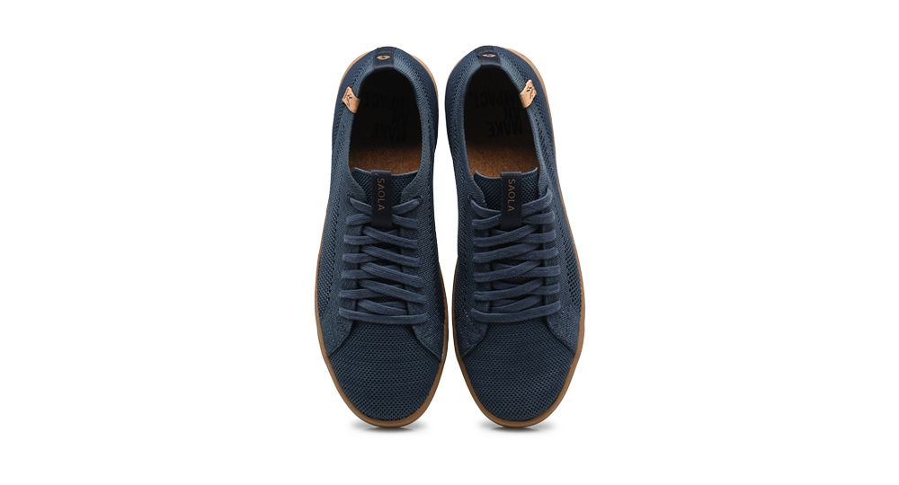 Cannon Knit 2.0 Navy - Chaussures | Saola