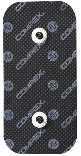 2 Electrodes 2 Snaps 5*10cm - Accessoire Electrostimulation | Compex