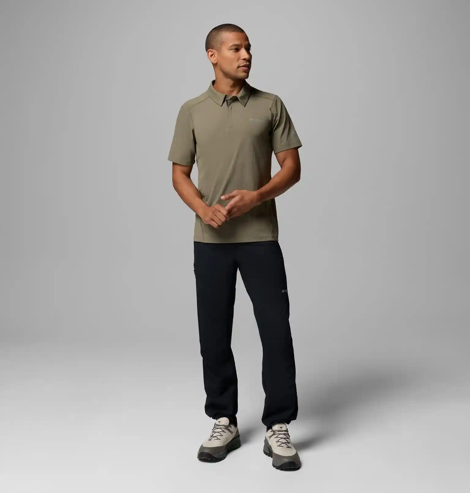 Polo Diamond Peak Pro Stone Green - Tee Shirt Mc | Columbia Sportswear