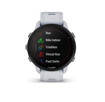 Forerunner 955 Solar White - Gps | Garmin