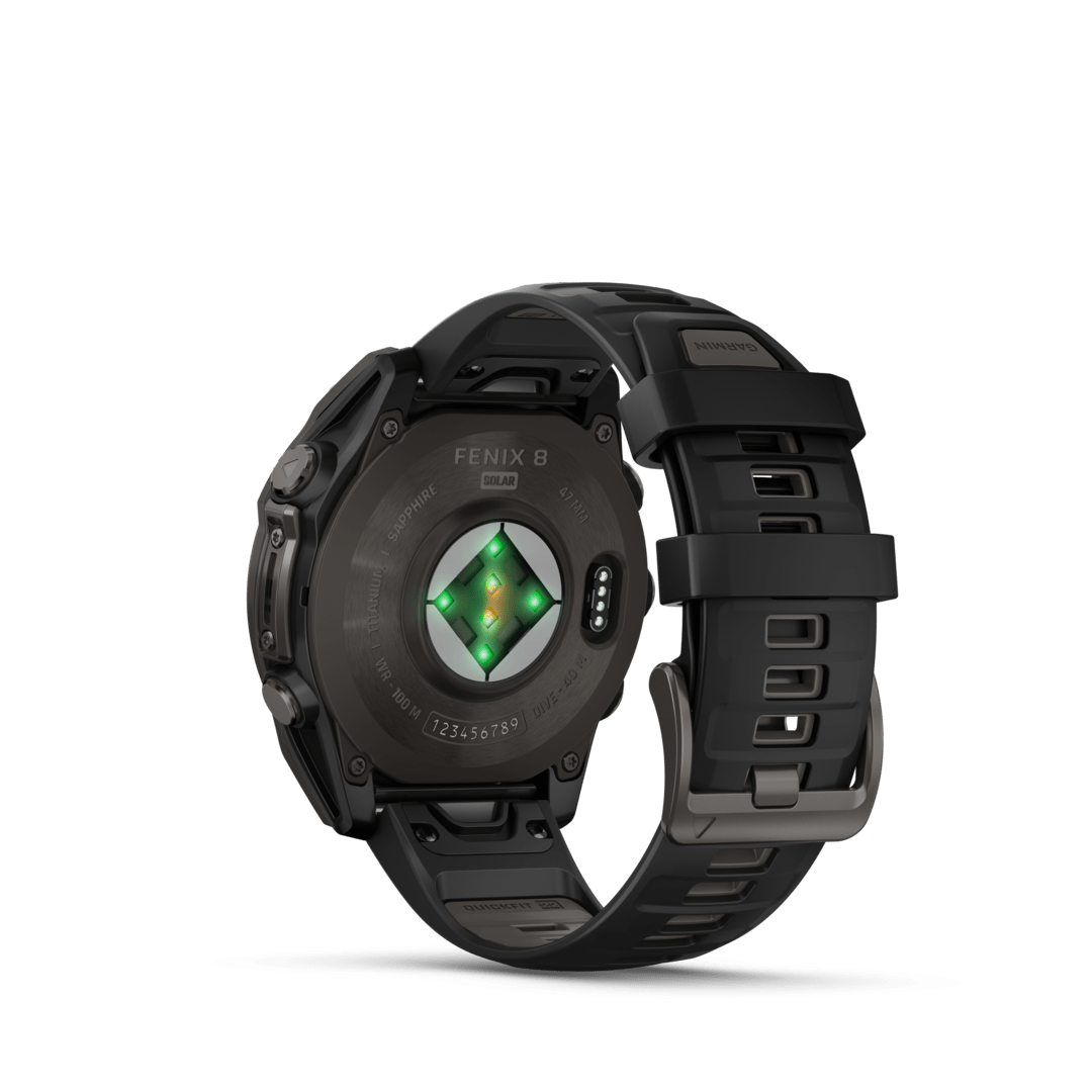Fenix 8 47mm Solar Sapphire Titane Carbon Gray Dlc | Garmin