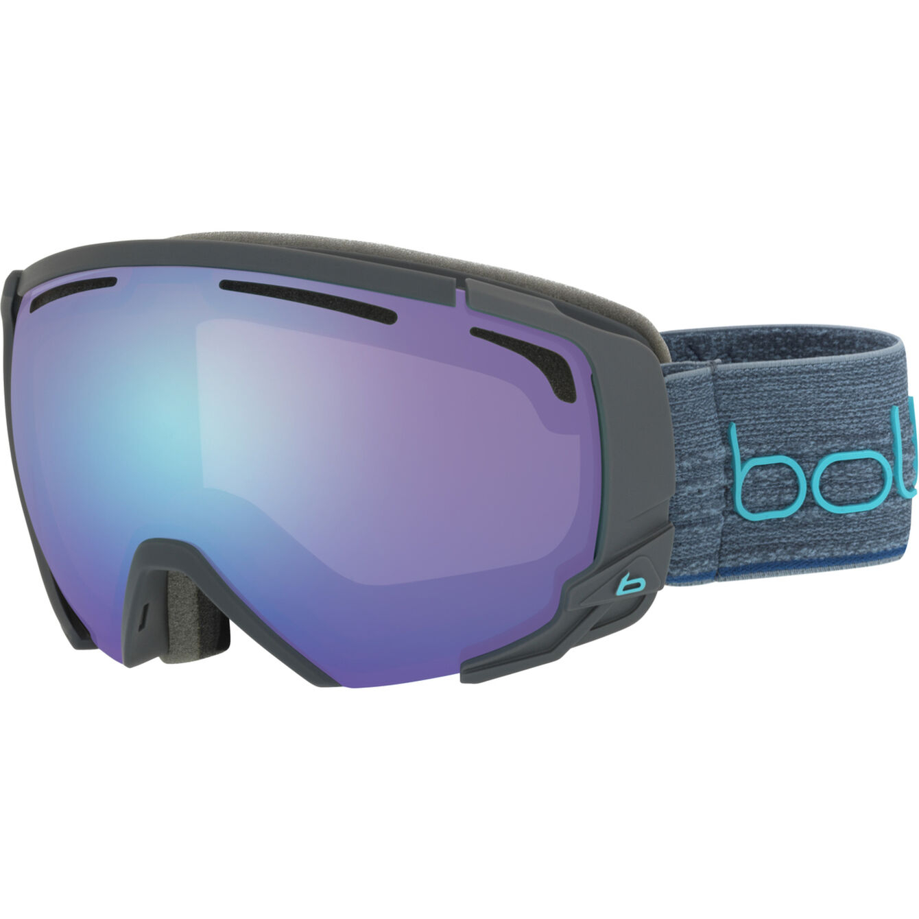 Masque Supreme Otg Dark Grey & Blue Matte - Masque | Bolle