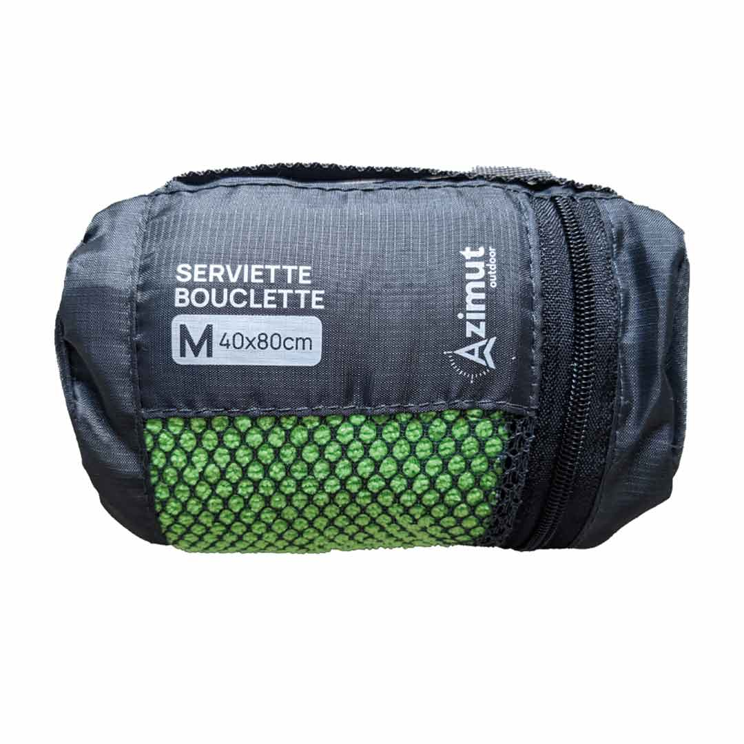 Serviette Bouclette  - Verte - Serviette | Azimut Outdoor
