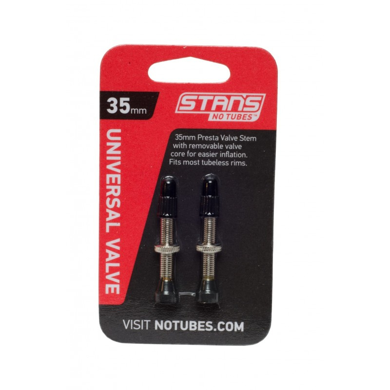 Valves Tubeless 35mm (paire) - Gonflage | Notubes