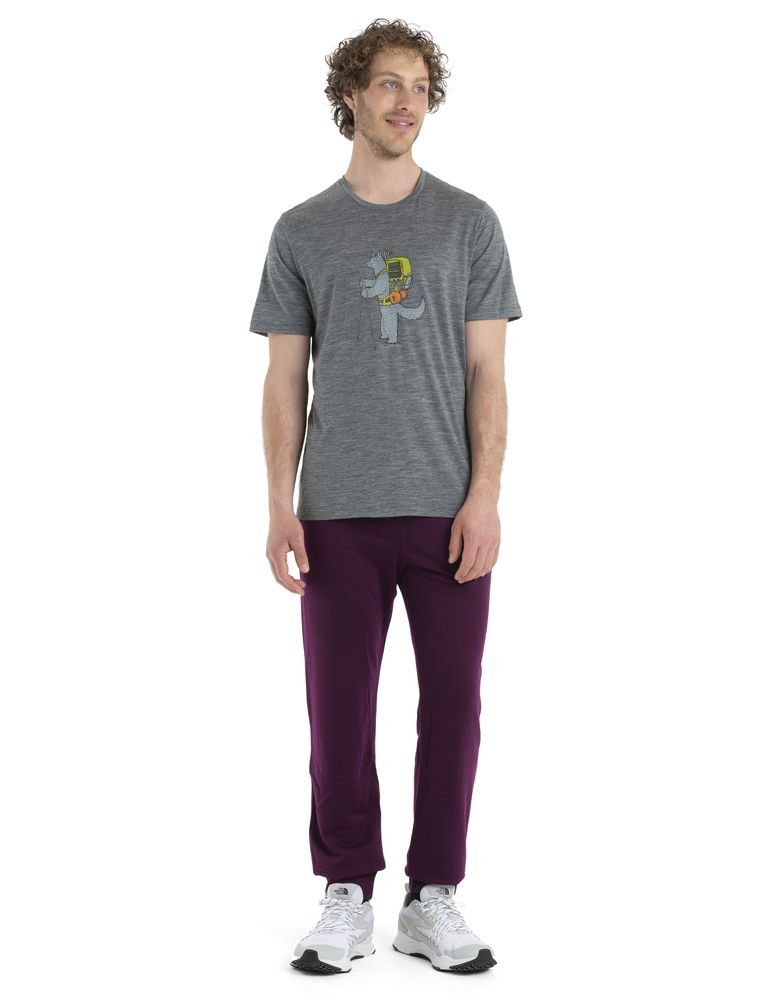 T-shirt Tech Lite II Tech Head Gritstone - Tee Shirt Mc | Icebreaker