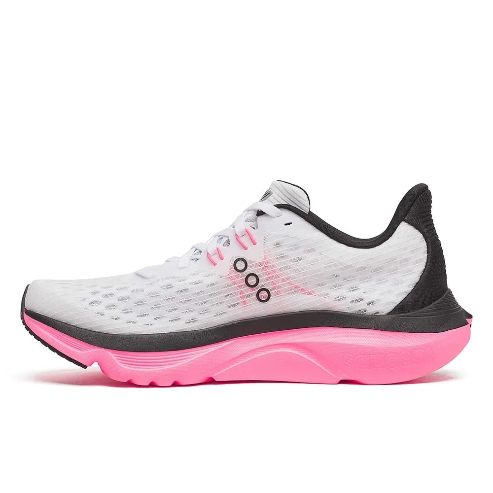Kinvara 16 Femme White Black - Chaussures | Saucony