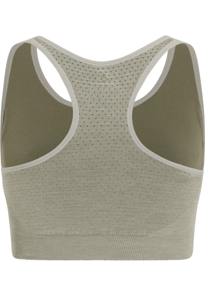 Brassière Seamless Medium Padded Vetiver - Brassiere | Odlo