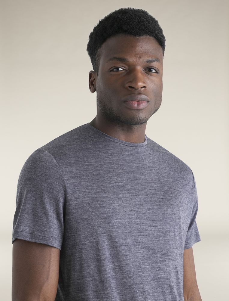 T-shirt Merino 125 Cool-lite Sphere III Midnight Navy | Icebreaker