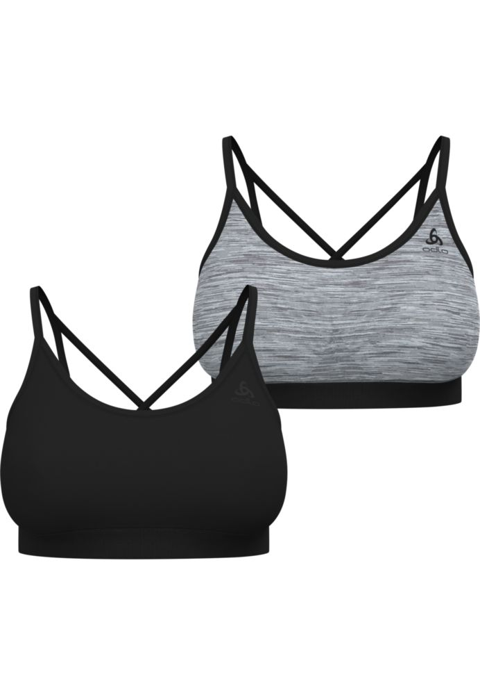 Brassière Seamless Low Black Grey - Brassiere | Odlo