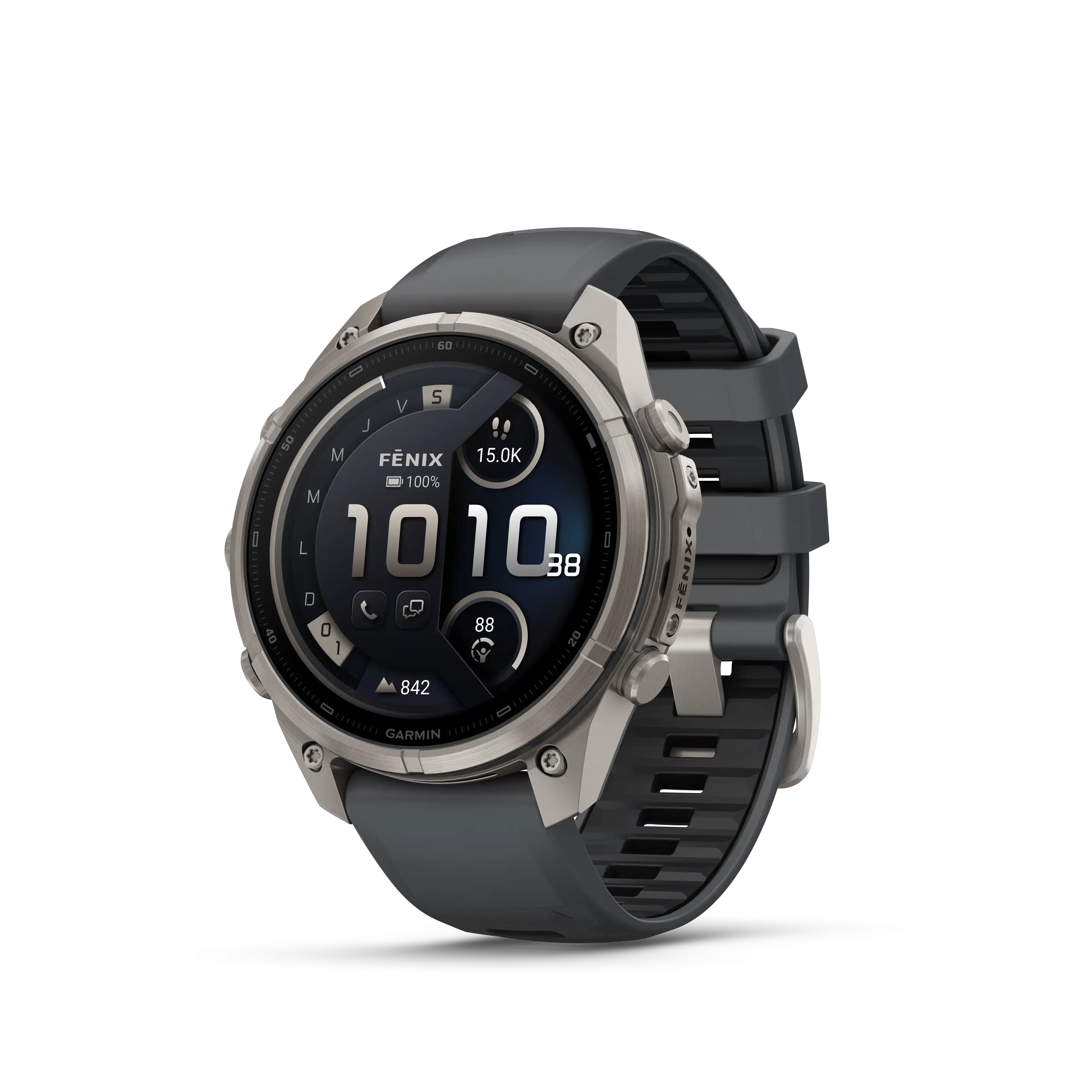Fenix 9 Pro 47mm Amoled Inreach Titane graphite noir - Gps | Garmin