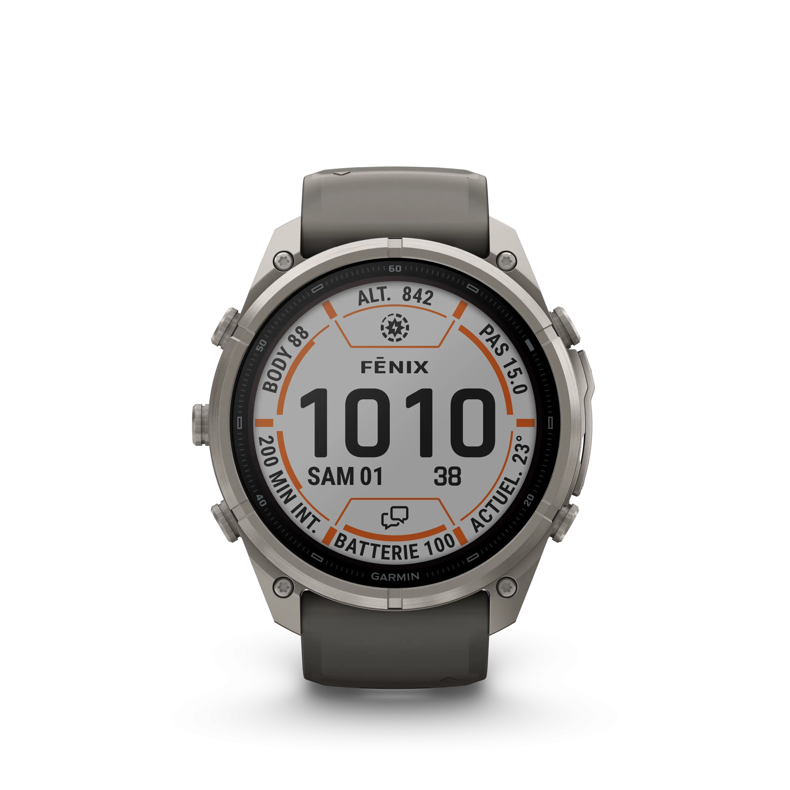 Fenix 9 Pro 51mm Solar Inreach Titane Pebble Grey - Gps | Garmin