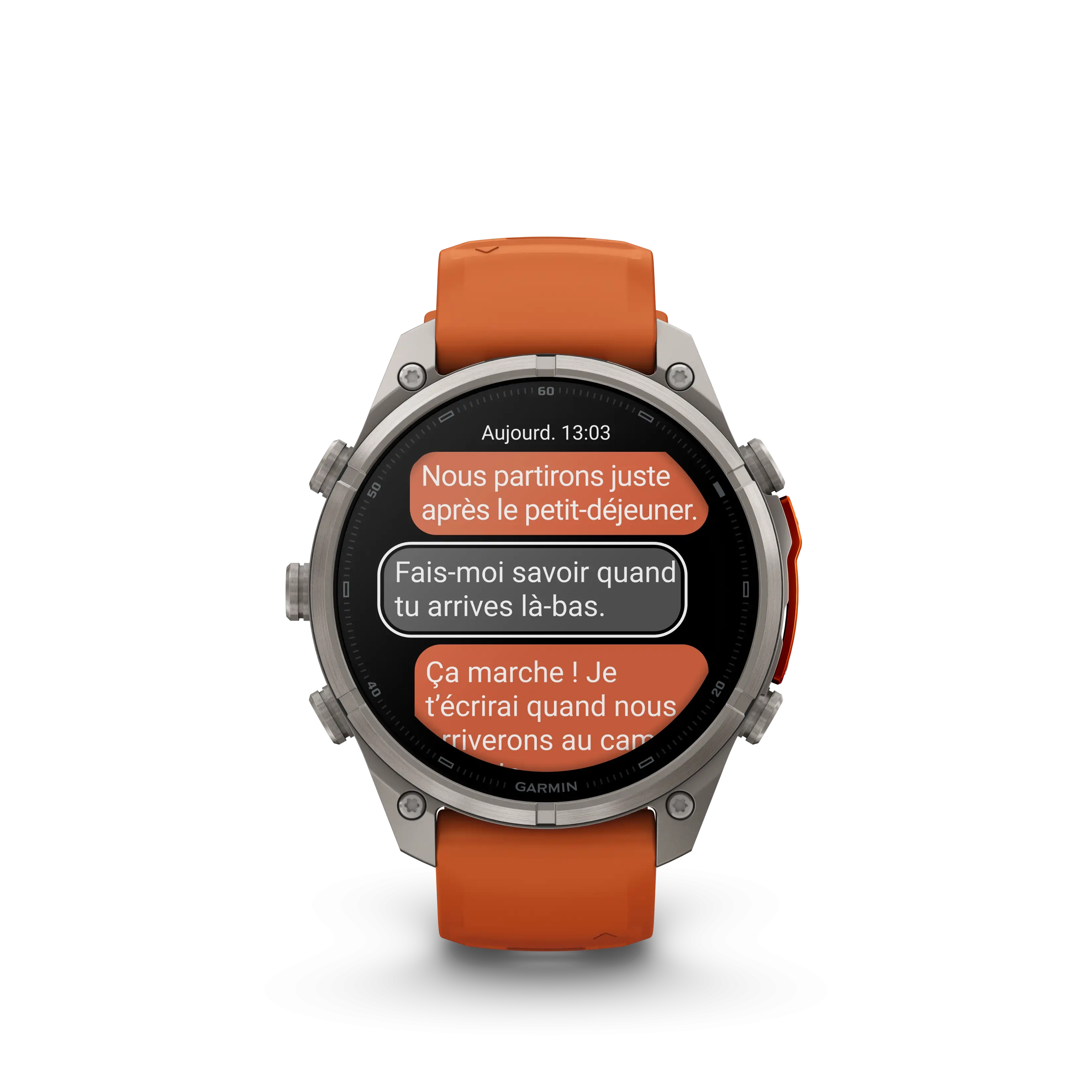 Fenix 9 Pro 47mm Amoled Inreach titane anthracite bracelet Sparkle  - Gps | Garmin