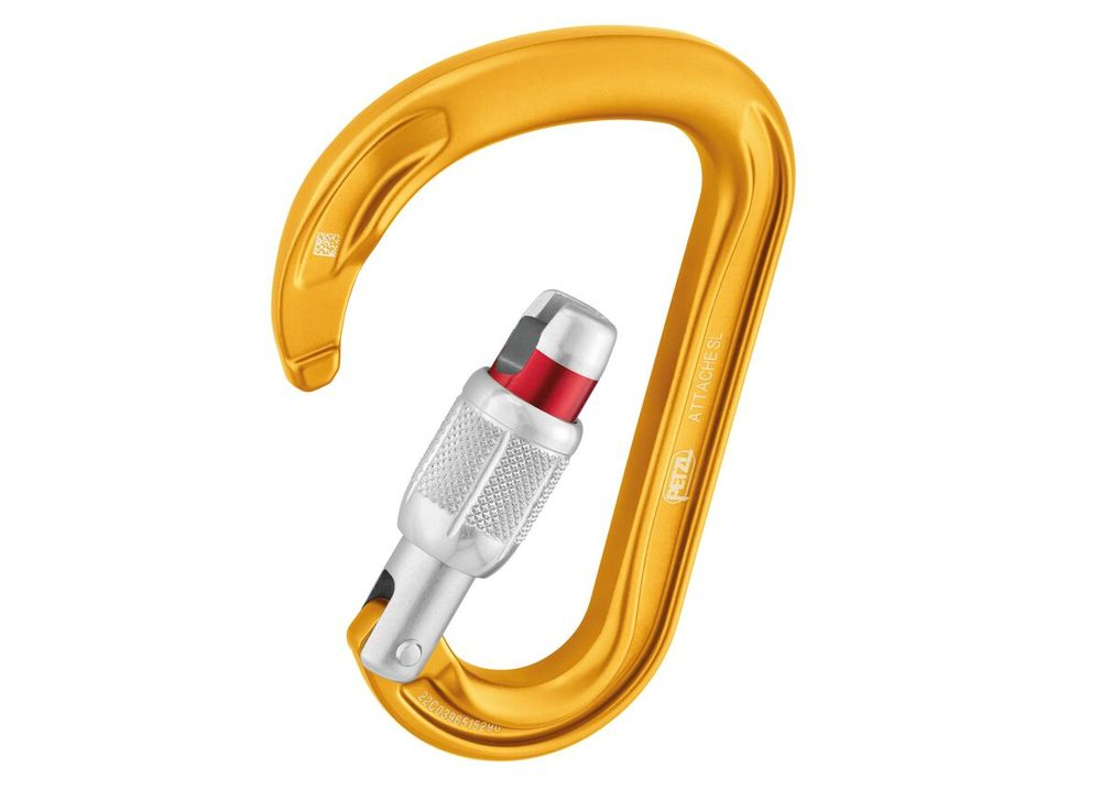 Attache Screw Lock Jaune - Mousquetons | Petzl