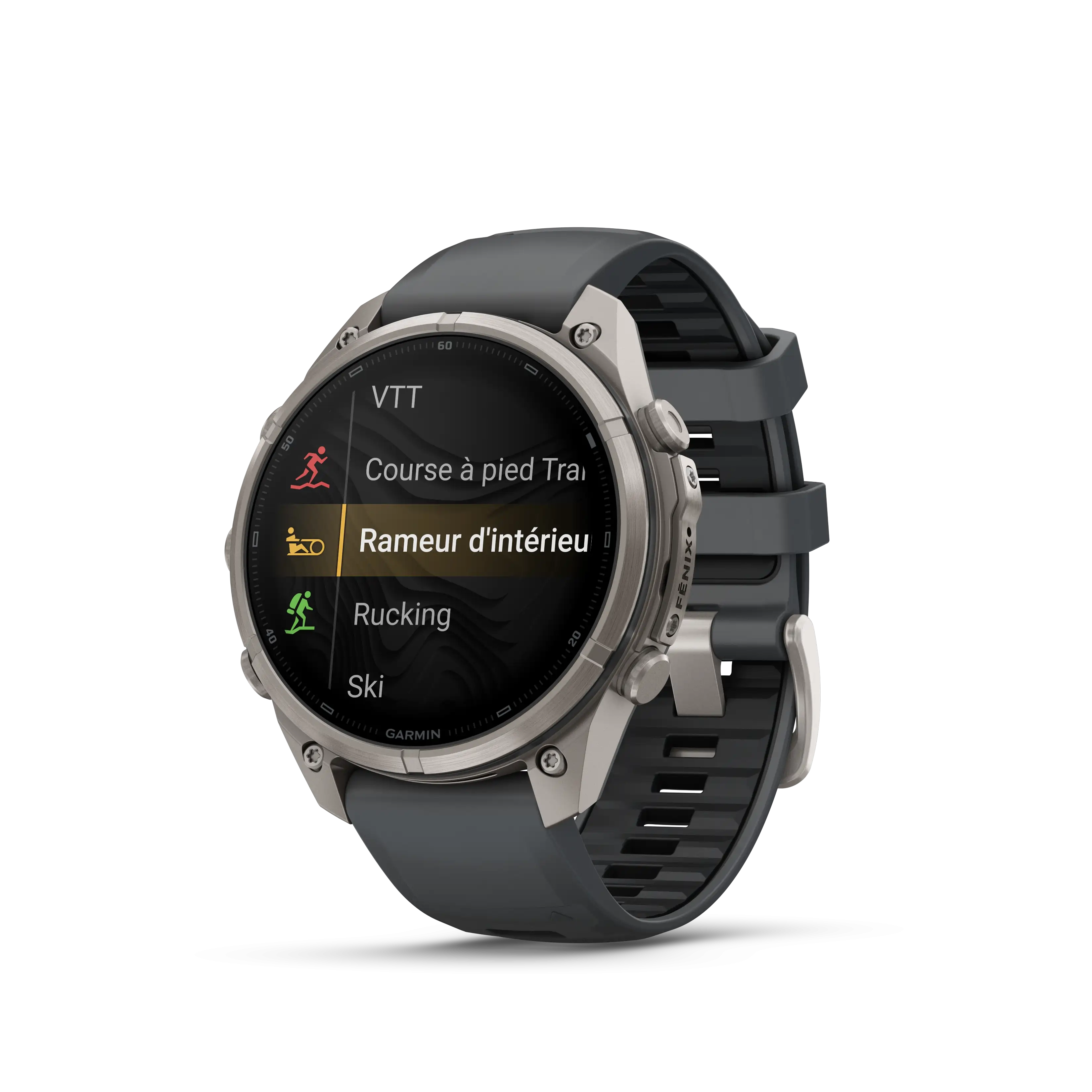 Fenix 9 Pro 47mm Amoled Inreach Titane graphite noir - Gps | Garmin