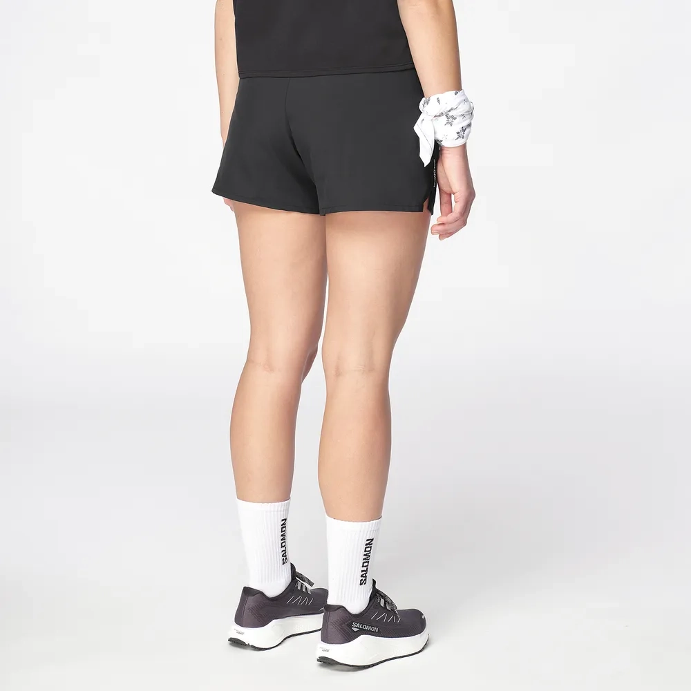 Short Shkout Core 4" Deep Black - Short Femme | Salomon
