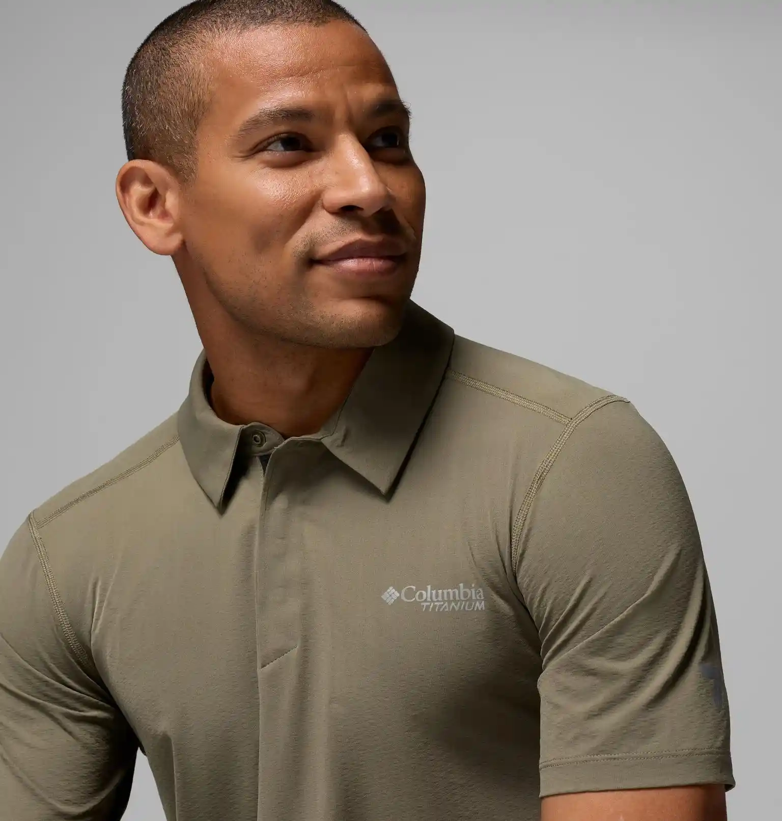 Polo Diamond Peak Pro Stone Green - Tee Shirt Mc | Columbia Sportswear