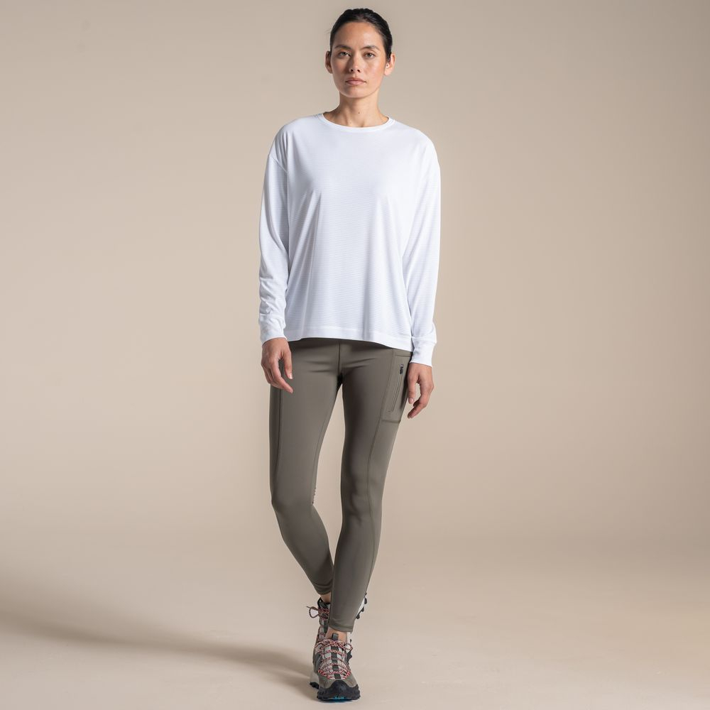 Nosilife Solarshield+ Long Sleeved T-shirt White - Tee Shirt Ml