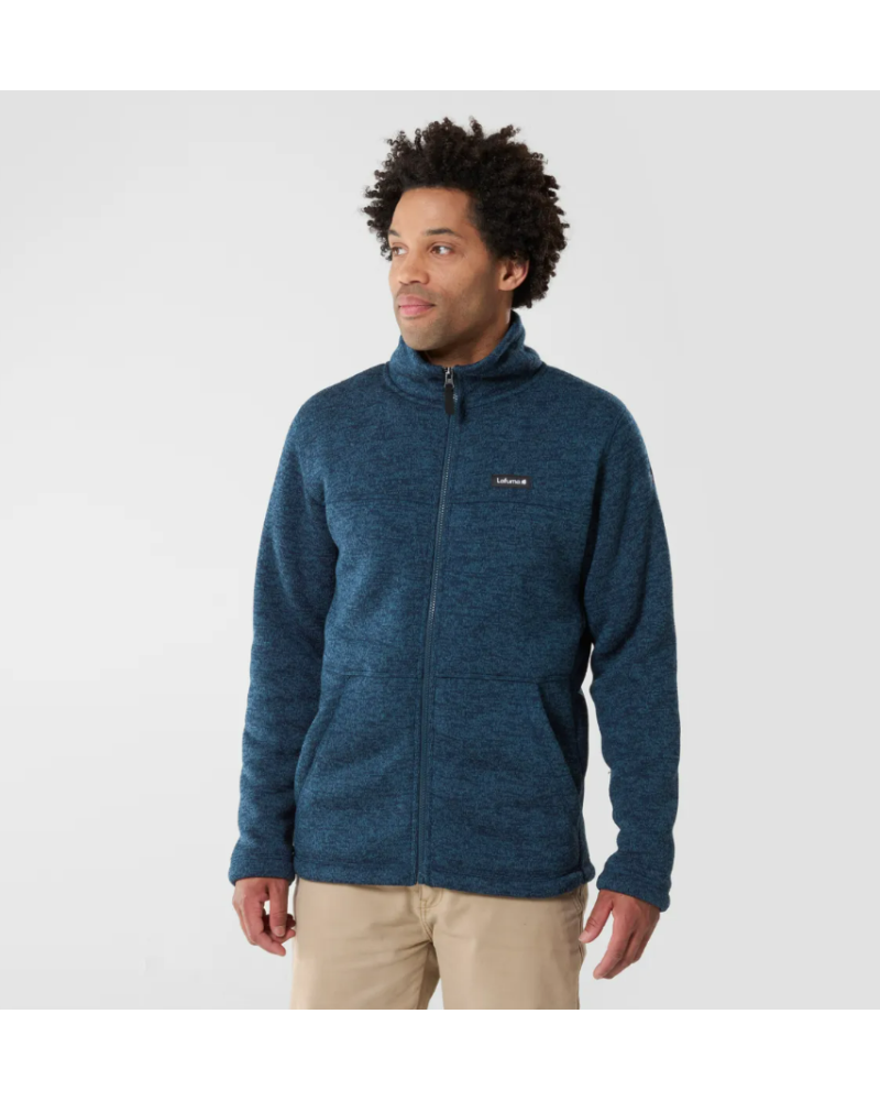 Polaire Cali F-zip Eclipse Blue - Polaire | Lafuma
