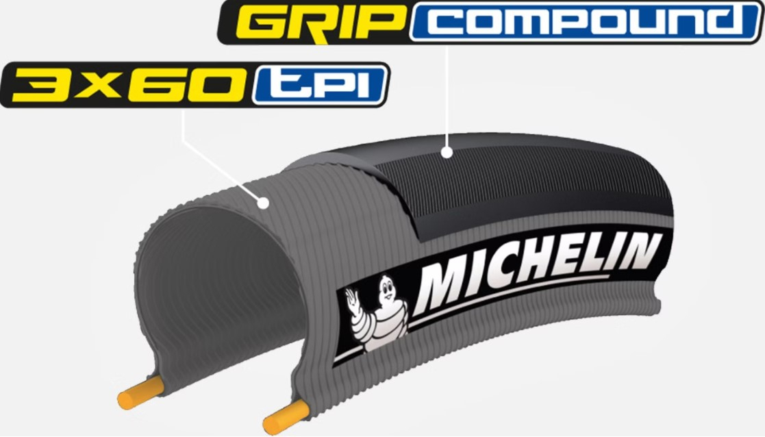 Pneu 700x23 Lithion3 Noir - Pneus | Michelin