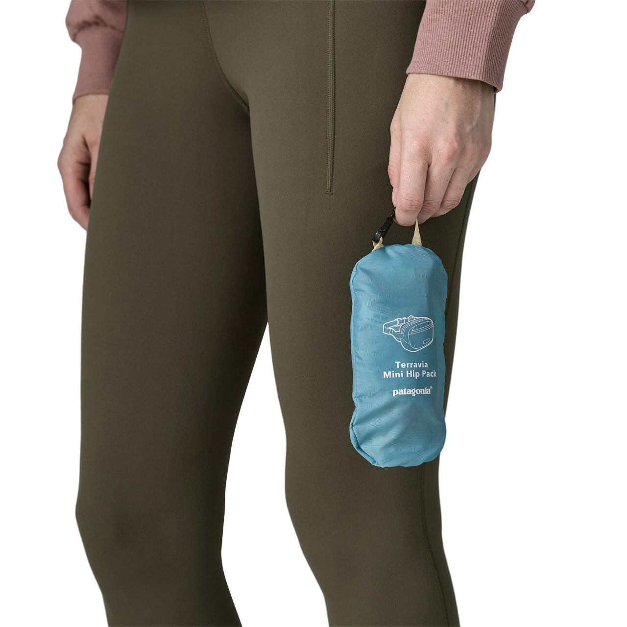 Terravia Mini Hip Pack 1l Patchwork Snowmelt Blue - Bananes | Patagonia