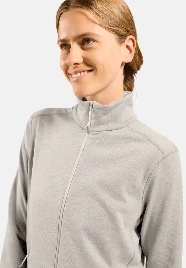 Polaire Femme Grid Fleece Femme Gardenia - Polaire | Odlo