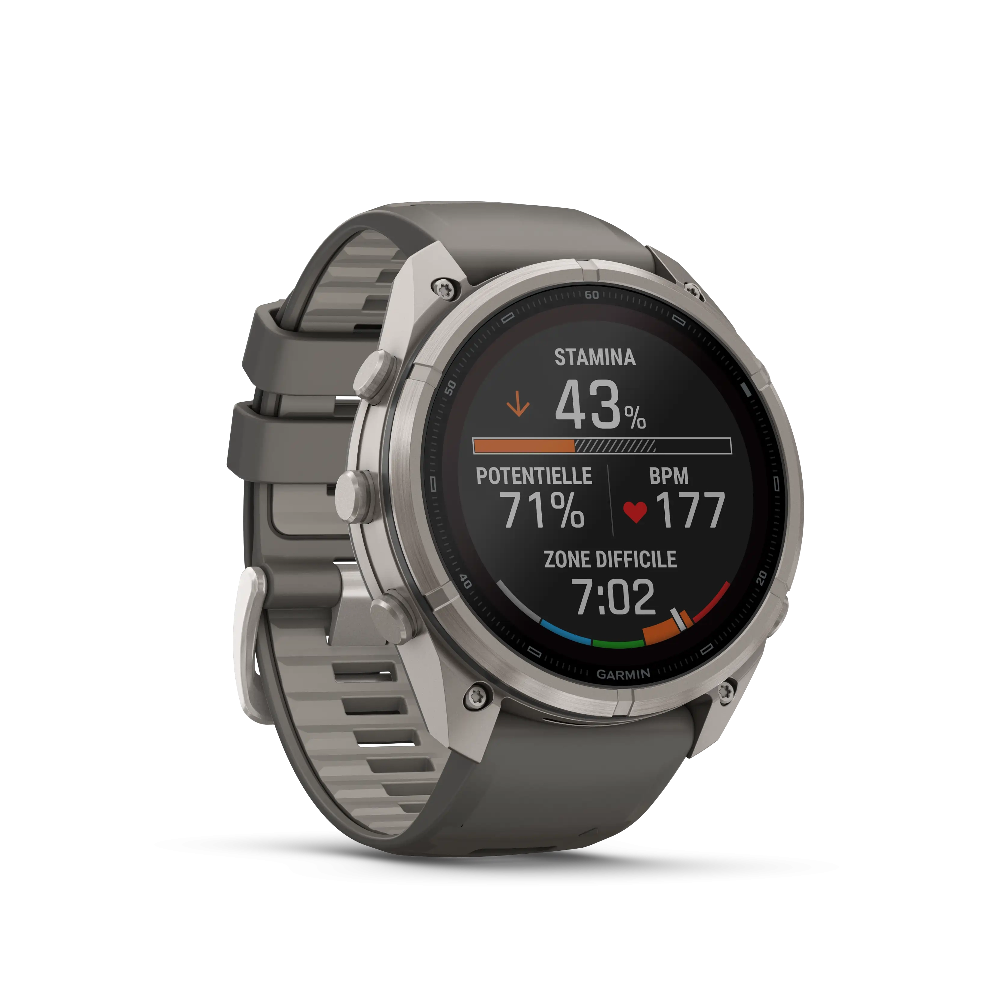 Fenix 9 Pro 51mm Solar Inreach Titane Pebble Grey - Gps | Garmin