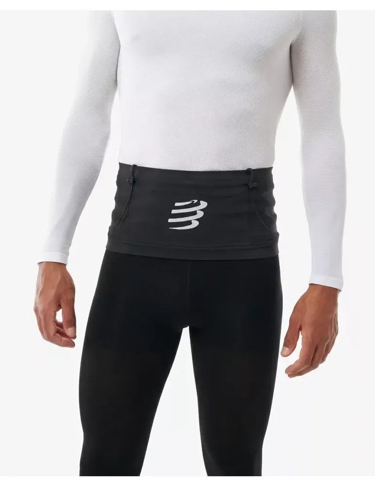 Free Belt Pro 2.0 Black White - Ceintures Running | Compressport