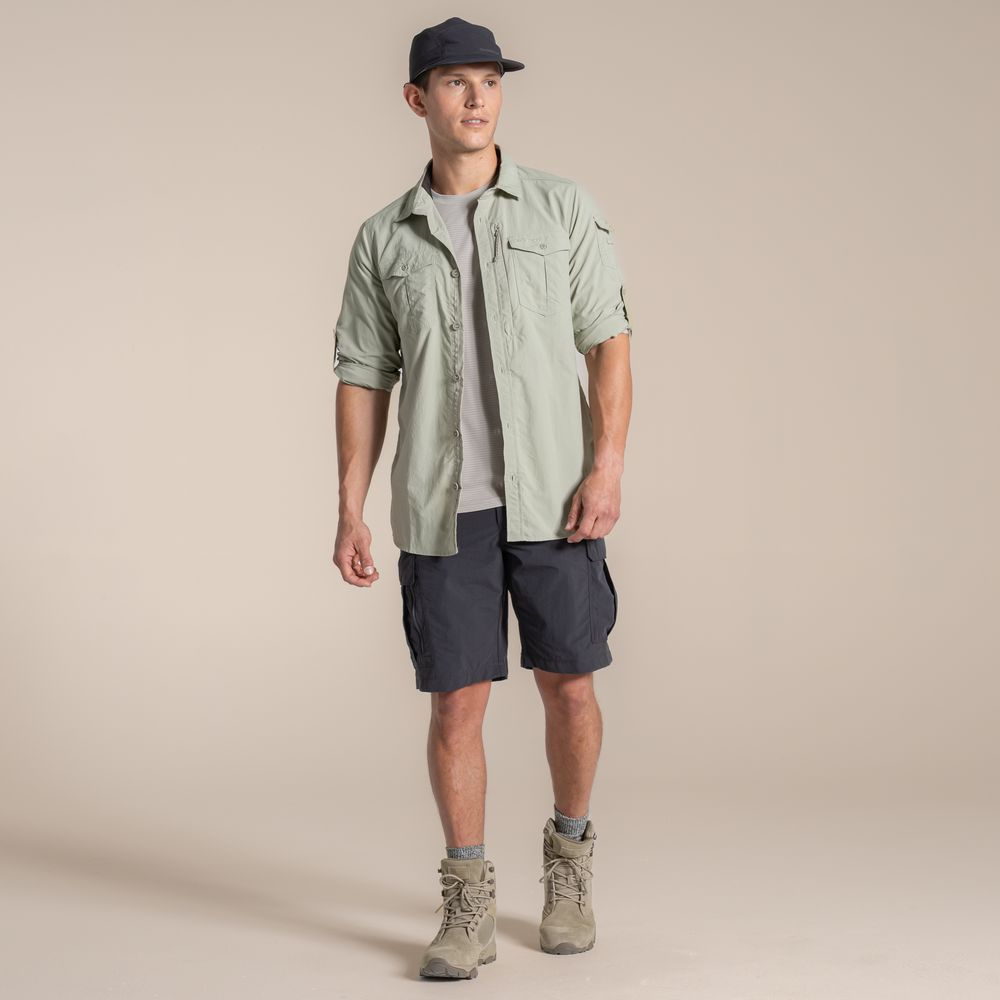 Nosilife Adventure Long Sleeved Shirt III Bay Leaf - Chemise