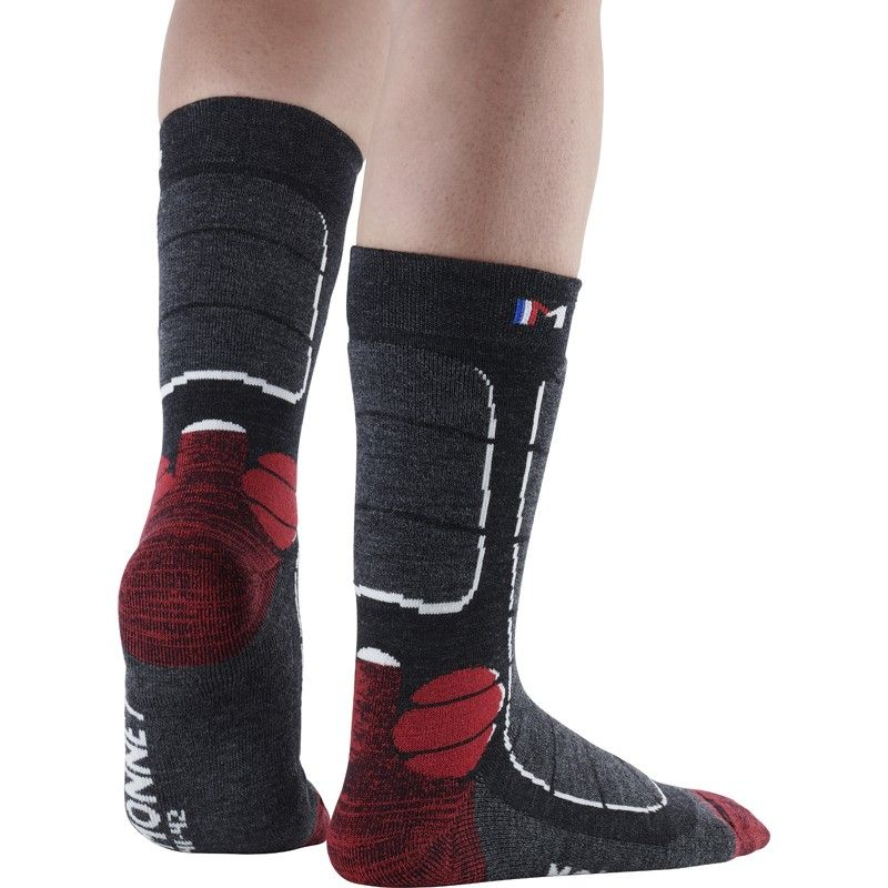 Trek Medium Rouge - Chaussettes | Monnet