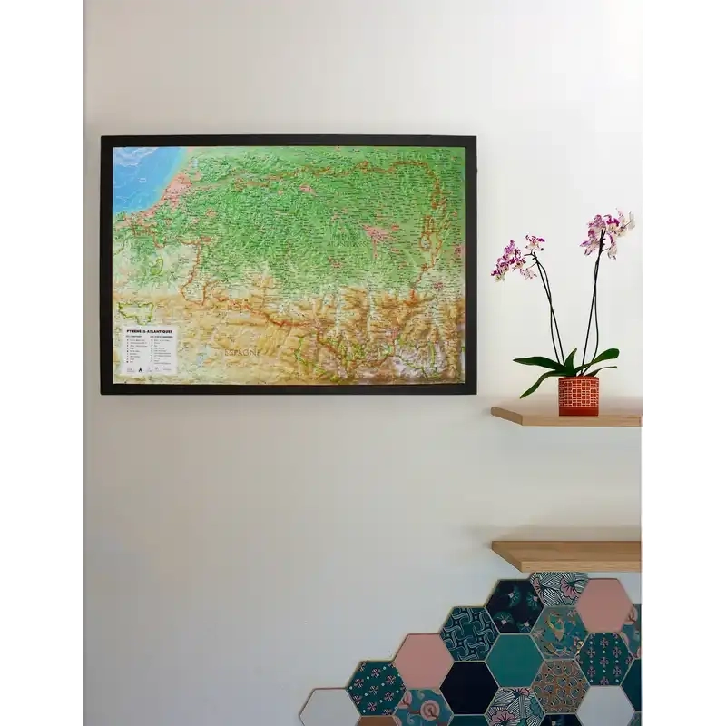 Carte 3d Pyrenees Atlantiques - Cartes | 3dmap
